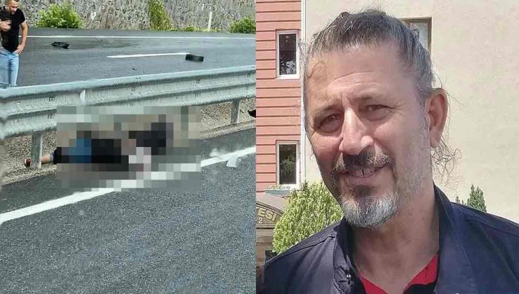 Feci kaza… Baba kız bariyere çarptılar…