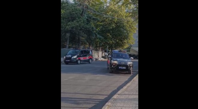 SOLO TÜRK keşif uçuşunda polisler seferber oldu….