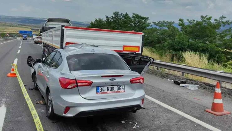 Feci kaza… 1 ölü, 6’sı çocuk 8 yaralı…