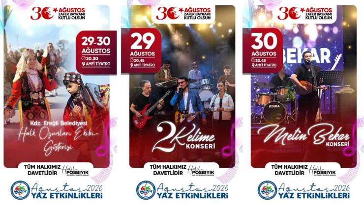 Zafer Bayramı coşkusu Amfi Tiyatro’da yaşanacak…