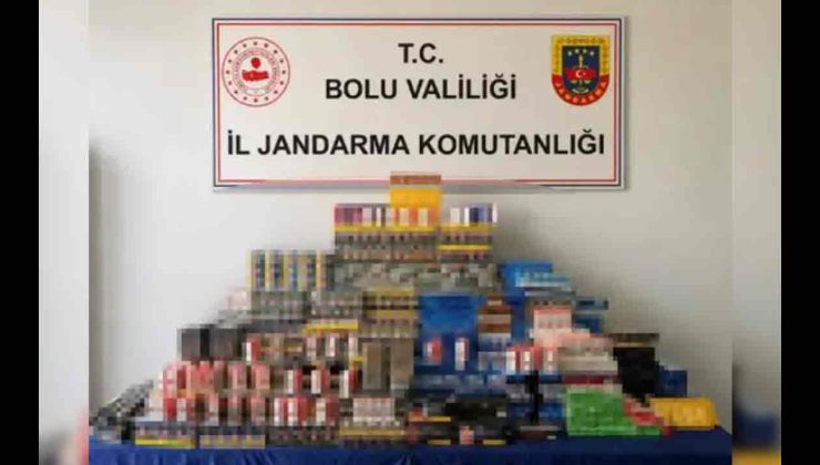 Binlerce paket kaçak sigara ele geçirildi