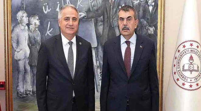 Bozkurt, Bakan Tekin ile eğitim projelerini görüştü