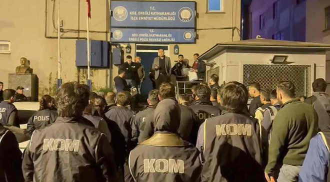 Ereğli’de operasyon… 3 tutuklu…