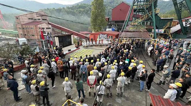 Maden faciasında ölen 43 işçi anıldı…